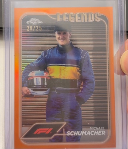 2024 Topps Chrome Formula 1 F1 Legends #187 Michael Schumacher — front