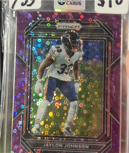2022 Panini Prizm No Huddle Disco #? Jaylon Johnson — front