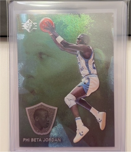 1998 Upper Deck SP Top Prospects #J1 Michael Jordan Phi Beta Jordan — front