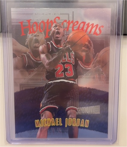 1997-98 Topps Stadium Club Hoop Screams #HS10 Michael Jordan — front