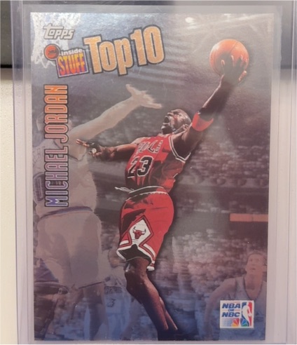 1994 Topps Inside Stuff Top 10 Michael Jordan — front