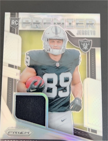2024 Panini Prizm Premier Jerseys #PJ-BBS Brock Bowers — front