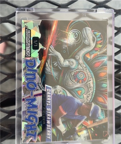 2024 Wild Card Alumination Dino-Might #DMSTG1-DS Darryl Strawberry — front