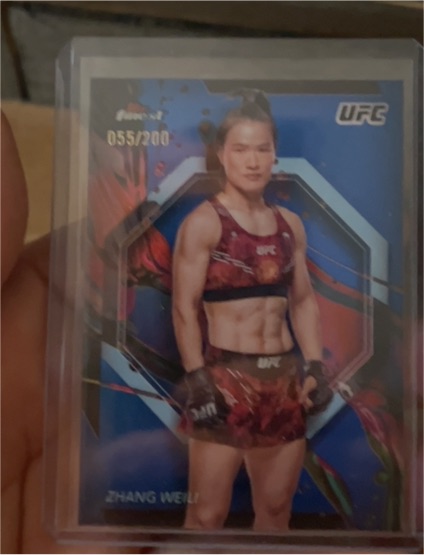 2024 Topps Finest UFC #055 Zhang Weili — front