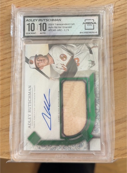 2024 Topps Transcendent Collection #TCAR-AR2 Adley Rutschman — front