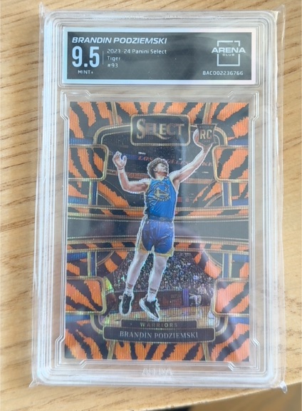 2023-24 Panini Select #93 Brandin Podziemski — front