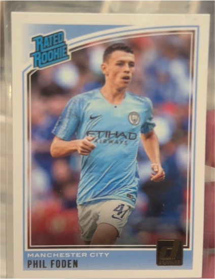 2018 Donruss #179 Phil Foden — front