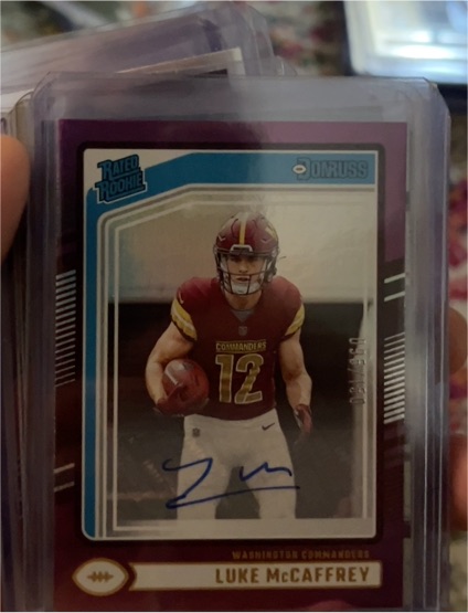 2024 Panini Donruss #302 Luke McCaffrey — front