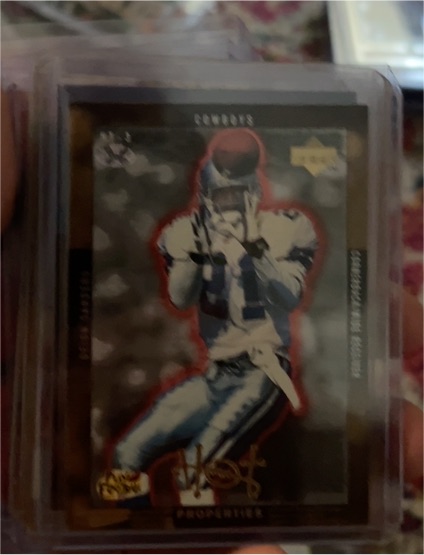 1996 Upper Deck Hot Properties #HT-9 Troy Aikman — front