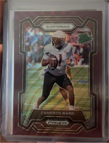 2024 Panini Prizm Draft Picks #199 Cameron Ward — front