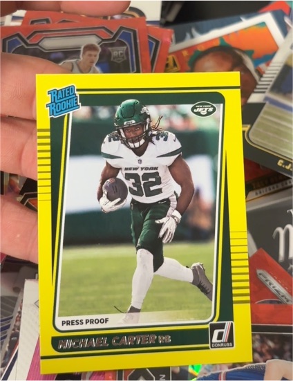 2021 Panini Donruss #268 Michael Carter — front