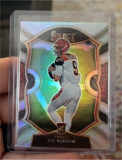 2020 Panini Select Concourse #46 Joe Burrow Rookie Card — front