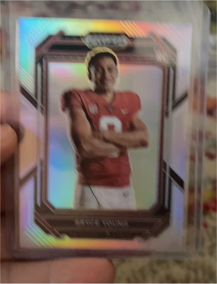 2023 Panini Prizm Draft Picks #101 Bryce Young Silver Variation Rookie — front