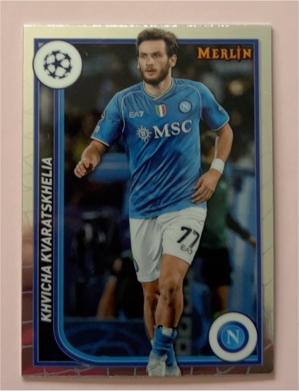2023-24 Topps Merlin #123 Khvicha Kvaratskhelia — front