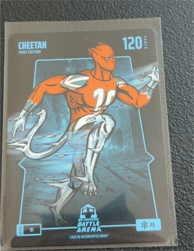 2025 Bo Jackson Battle Arena #81 Cheetah Tyreek Hill Ice — front