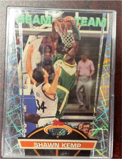 1992-93 Topps Stadium Club Beam Team #3 Shawn Kemp — front