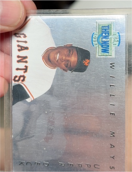 1993 Upper Deck Then & Now #TN18 Willie Mays — front