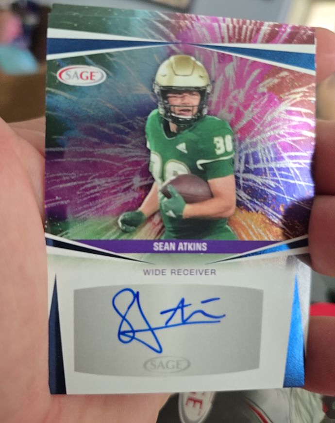 2025 Sage High Series #A-SA Sean Atkins — front