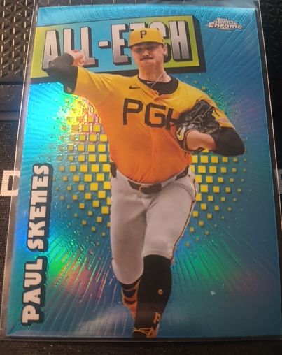 2025 Topps Chrome #CAE-18 Paul Skenes All-Etch Pittsburgh Pirates — front