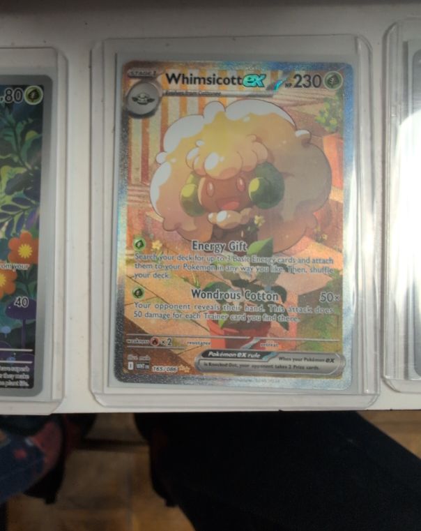 Whimsicott ex 165/086 White Flare — front
