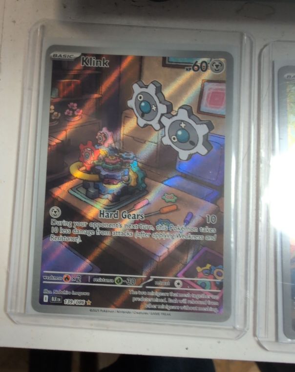 2023 Pokémon SV Black Bolt #139 Klink Illustration Rare — front