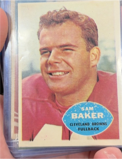 1960 Topps #24 Sam Baker — front