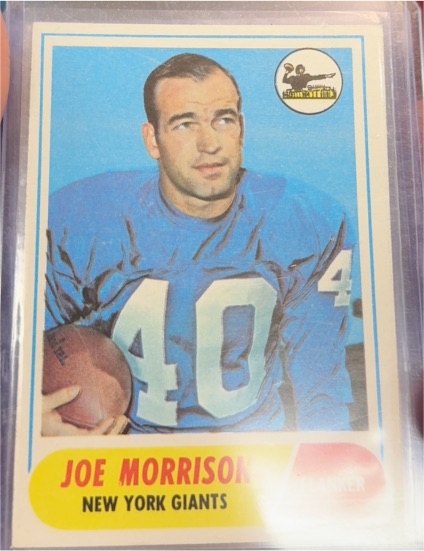 1968 Topps Football #211 Joe Morrison — front
