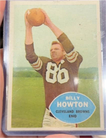 1960 Topps #27 Billy Howton — front