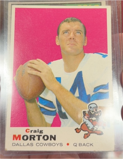 1969 Topps #235 Craig Morton — front
