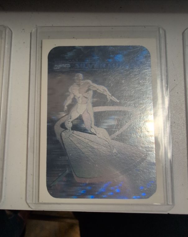 1990 Impel Marvel Universe #MH3 Silver Surfer Hologram — front