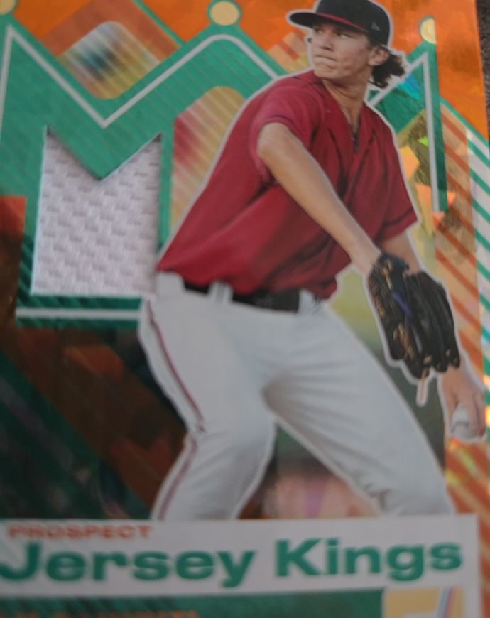 2025 Donruss Blue Ice Prospect Cam Caminiti Jersey Kings — front