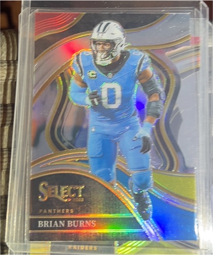 2023 Panini Select Club Level #295 Brian Burns — front