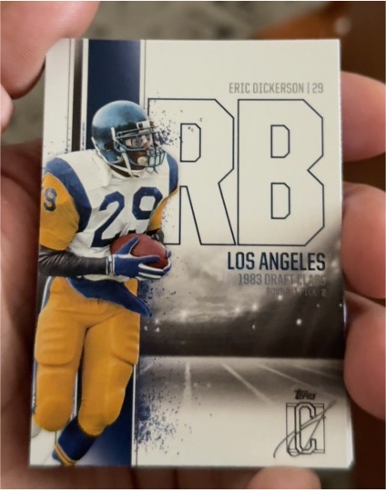 2024 Topps Signature Class Football #26 Eric Dickerson — front