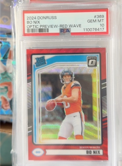 2024 Donruss Optic Preview #369 Bo Nix — front