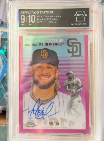 2023 TC Platinum Anniversary #CPA-FTJ Fernando Tatis Jr. — front
