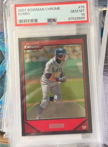 2007 Bowman Chrome #75 Ichiro Suzuki — front