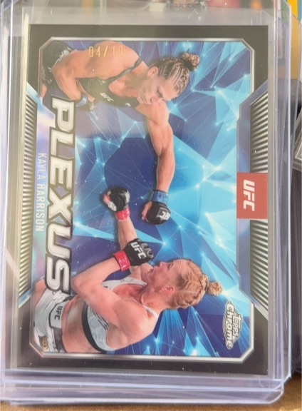 2025 Topps Chrome UFC #PLX-2 Kayla Harrison Plexus Insert — front