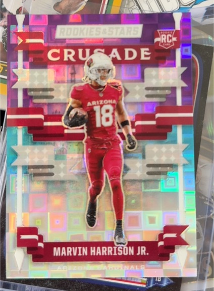 2024 Panini Rookies & Stars #C-MHJ Marvin Harrison Jr. Crusade Silver — front