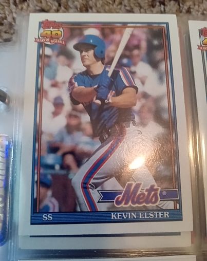 1991 Topps #134 Kevin Elster — front