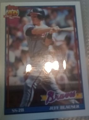 1991 Topps #278 Jeff Blauser — front