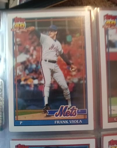 1991 Topps #60 Frank Viola New York Mets — front