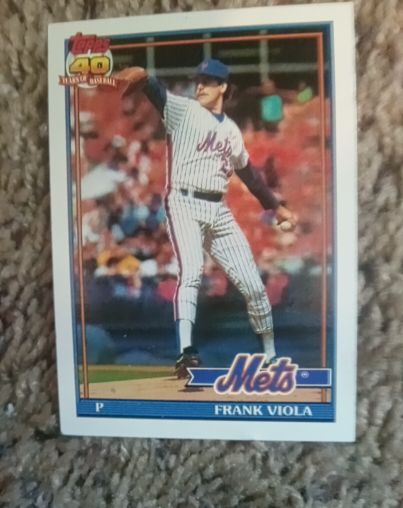1991 Topps #60 Frank Viola — front