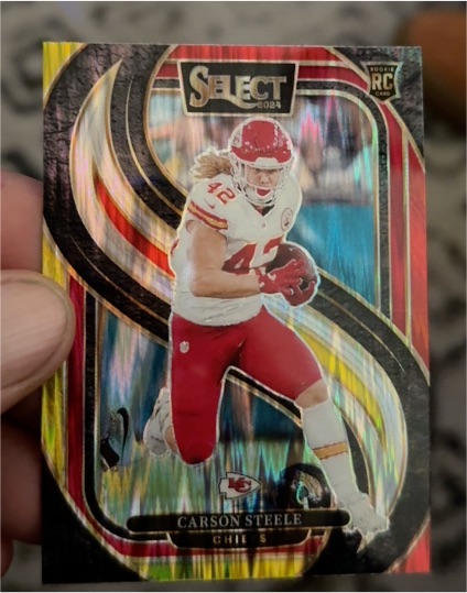 2024 Panini Select #142 Carson Steele — front
