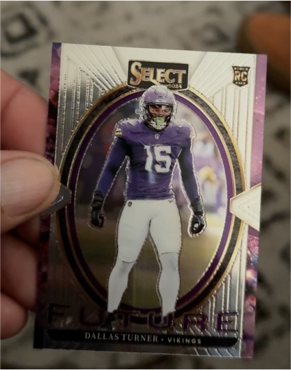 2024 Panini Select #25 Dallas Turner Select Future — front