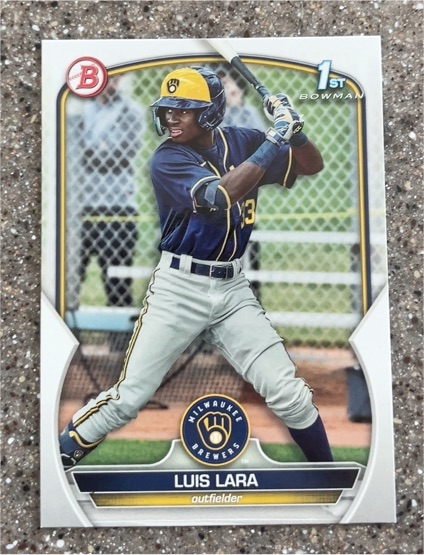 2023 Bowman Prospects #BP-100 Luis Lara — front