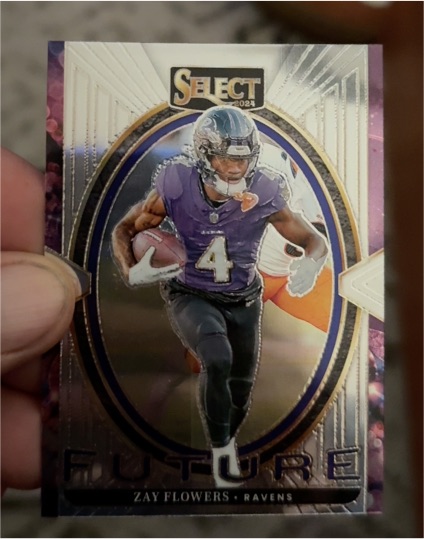 2024 Panini Select #17 Zay Flowers — front