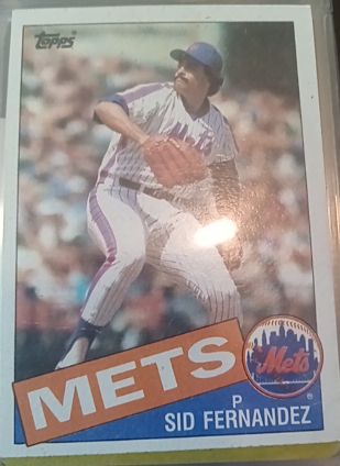 1985 Topps #649 Sid Fernandez — front
