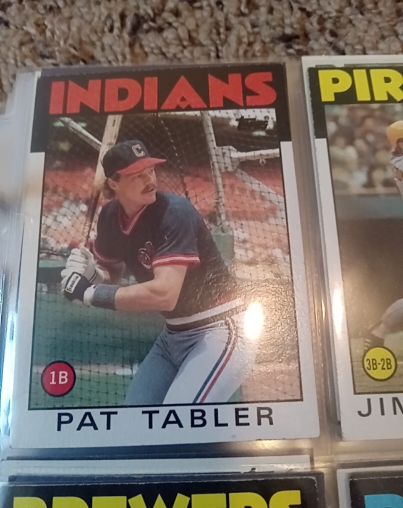 1986 Topps #635 Pat Tabler — front