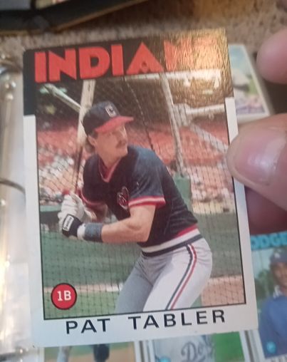 1986 Topps #674 Pat Tabler — front