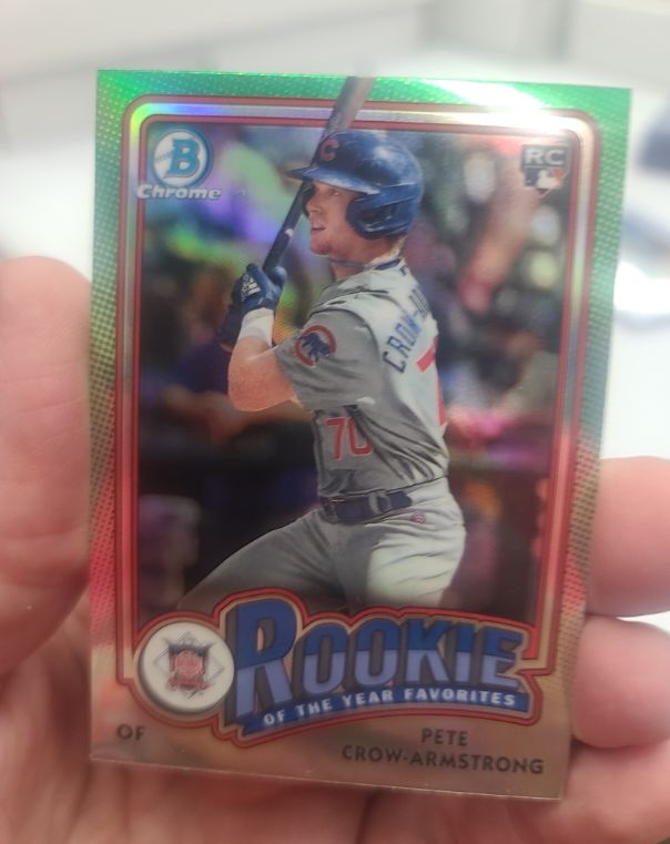 2024 Bowman Chrome Rookie of the Year Favorites #ROY-13 Pete Crow-Armstrong — front
